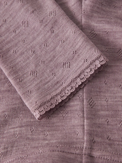 Name it Merino Feinstrick Leggings in Toadstool bei Bärechind