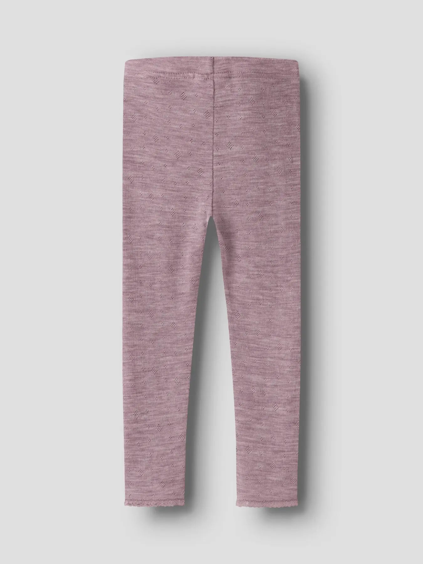 Fein gestrickte Leggings aus Merinowolle, ideal als Thermo-Unterwäsche
