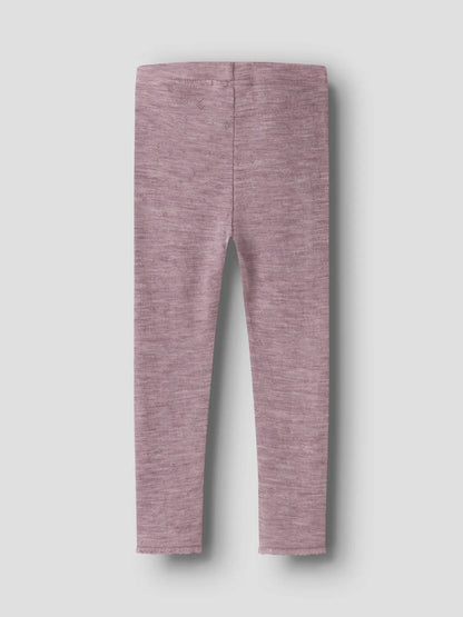 Fein gestrickte Leggings aus Merinowolle, ideal als Thermo-Unterwäsche