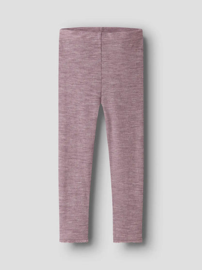 Name it Merino Feinstrick Leggings in Toadstool, Vorderansicht