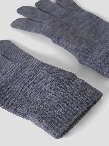 Name it Merino Fingerhandschuhe Kinder in Folkstone Gray bei Bärechind