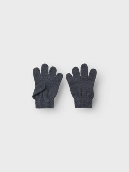 Name it Merino Fingerhandschuhe Kleinkind in Blue, Vorderansicht