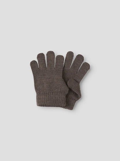 Name it Merino Fingerhandschuhe Kleinkind in morel bei Bärechind