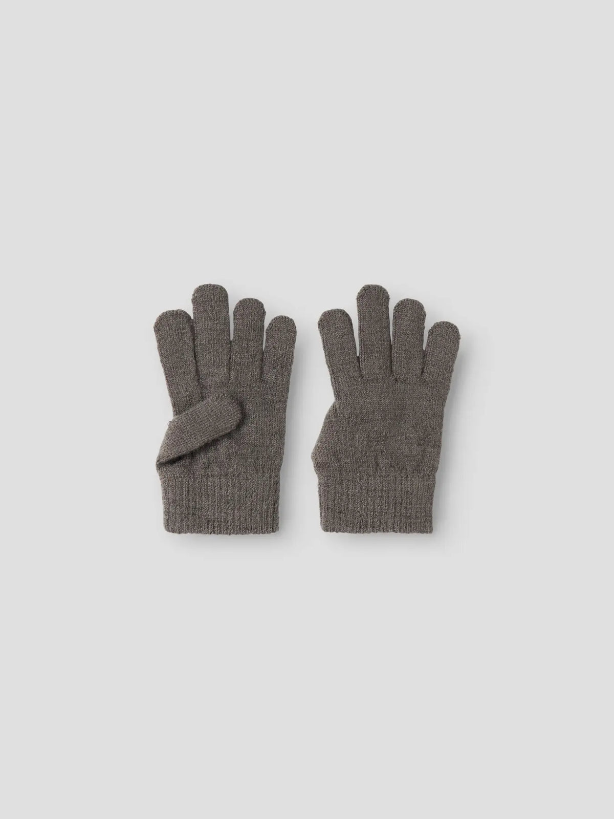 Name it Merino Fingerhandschuhe Kinder in Morel, Vorderansicht