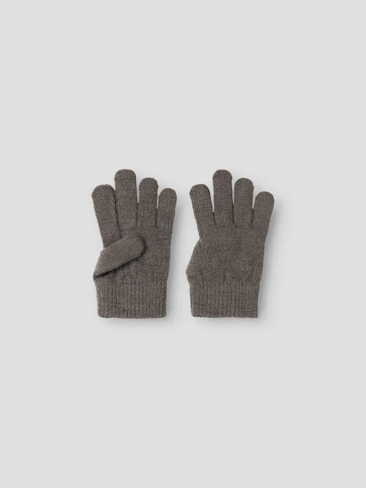 Name it Merino Fingerhandschuhe Kinder in Morel, Vorderansicht