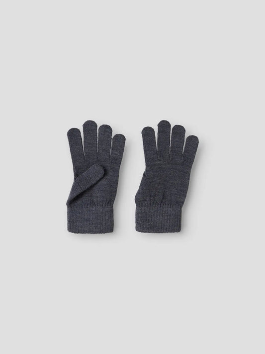 Name it Merino Fingerhandschuhe Kinder in Ombre Blue, Vorderansicht