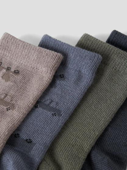 Babysocken aus Merinowolle-Baumwoll-Mix, wärmend und feuchtigkeitsregulierend