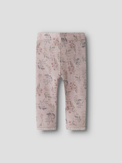 Leggings aus 100% Merinowolle im Needle-Strick