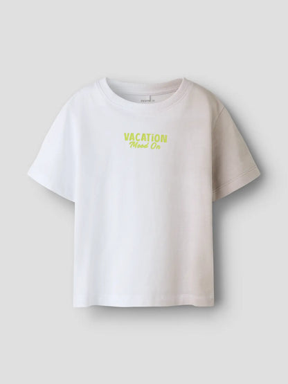 Kinder T-Shirt beige mit Palmenmotiv vorne, Bärechind Winterthur Zürich Schweiz kaufen