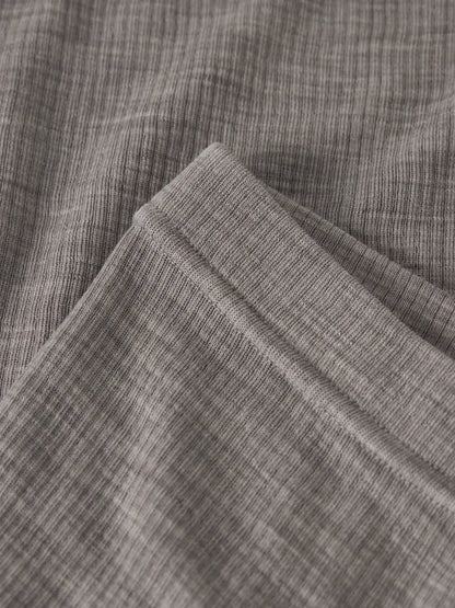 Fein gerippte Merinowolle Leggings, ideal zum Schichten unter Regenhose oder Skianzug
