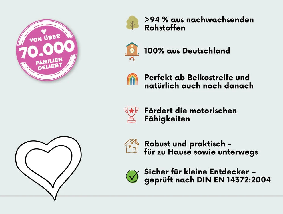 Pieksi und Griffel Snack-Piekser 7er Set Splashy Seven bei Bärechind, geprüft nach DIN EN 14372