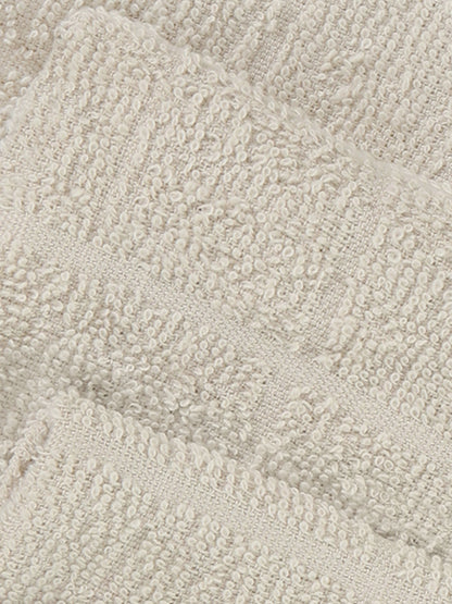 Detailaufnahme der weichen Baumwolle des Pippi Waschlappen Sets Rainy Day für empfindliche Babyhaut