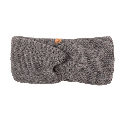 Pure Pure Damen Stirnband Merino-Alpaka in Anthrazit bei Bärechind