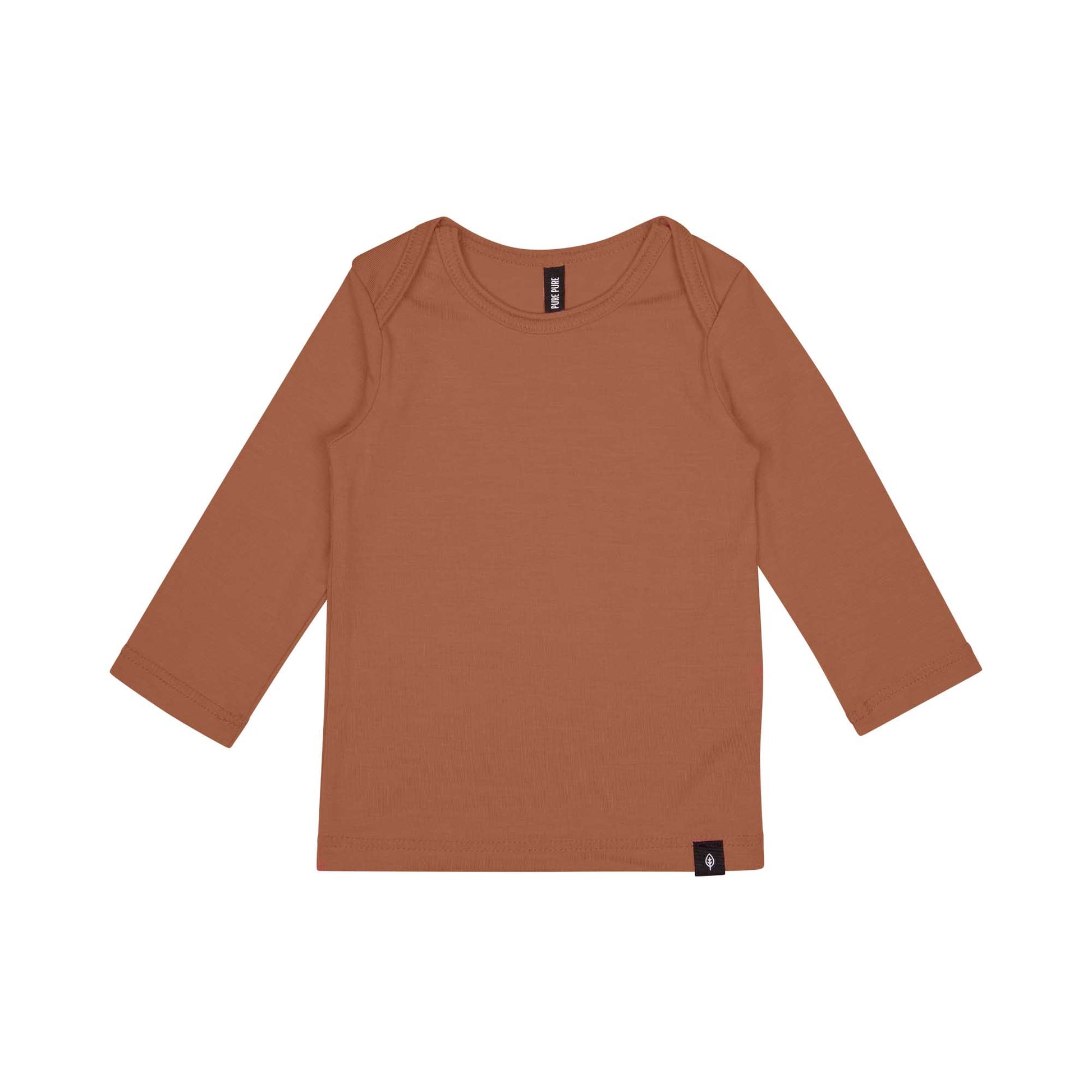 Pure Pure Langarmshirt UV50 natürlicher Sonnenschutz Farbe Coconut für Babys und Kinder | nachhaltige Baby- und Kindermode Schweiz Bärechind Winterthur.