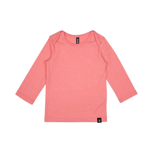 Pure Pure Langarmshirt UV50 natürlicher Sonnenschutz Farbe Dusty Rose für Babys und Kinder nachhaltige Kindermode Schweiz Bärechind Winterthur.