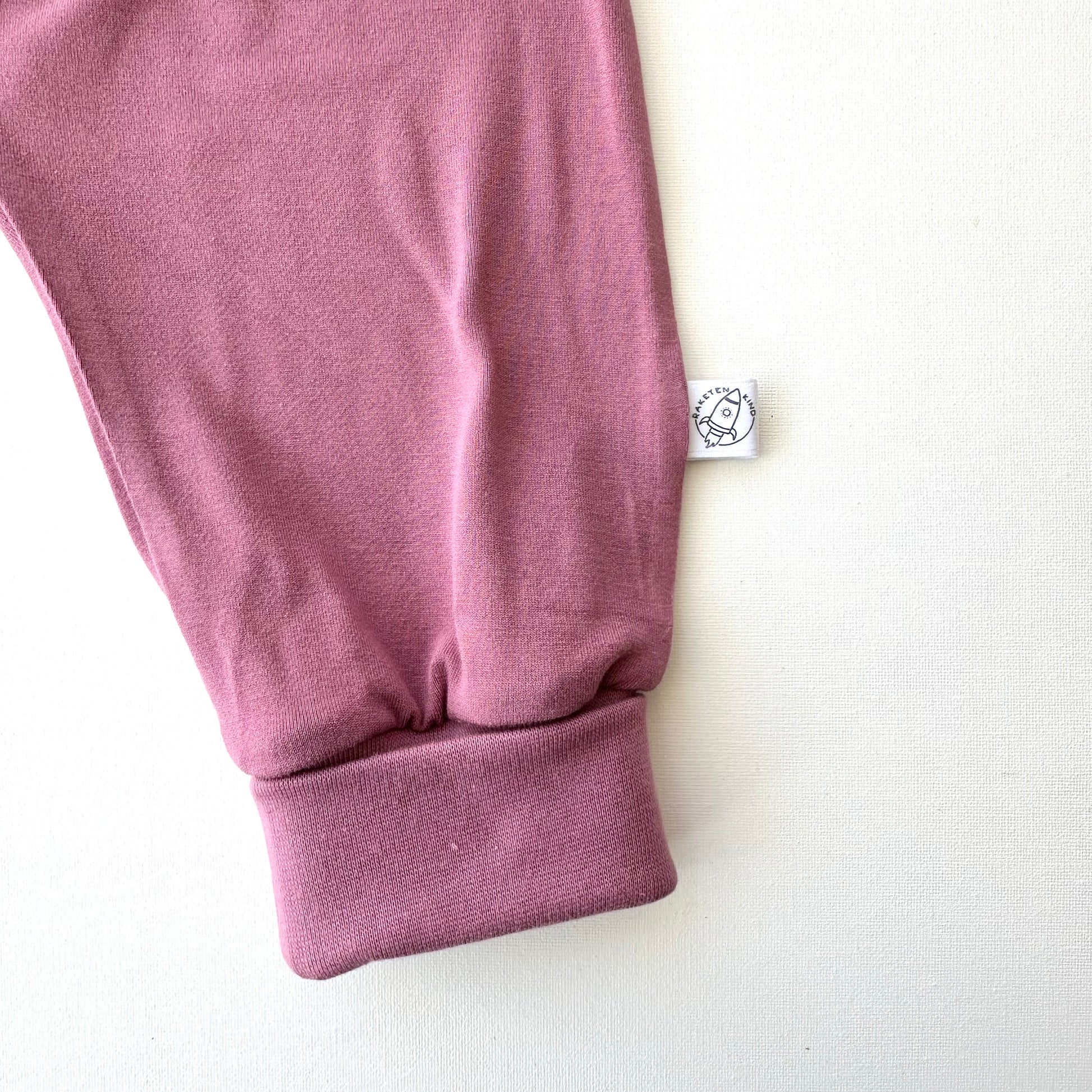 Detail Bündchen Bambus Hose vintage rose weich elastisch Bärechind Winterthur Zürich Schweiz kaufen