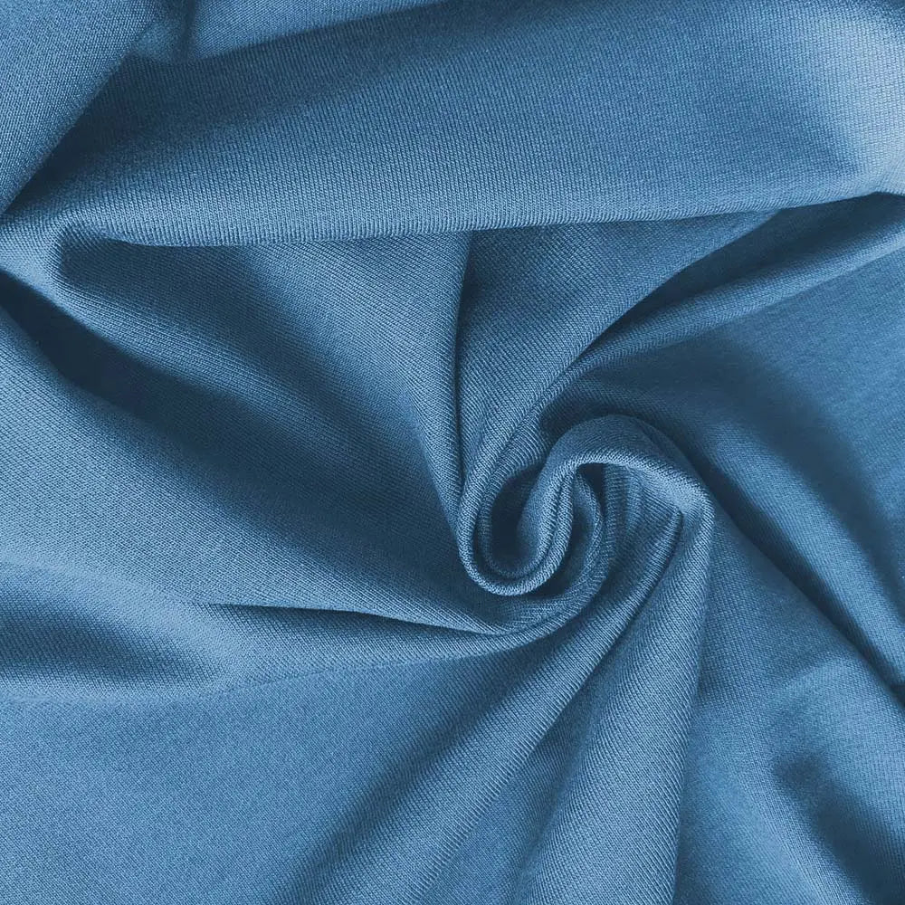Weicher Bambus Stoff stonewashed blau Nahaufnahme Bärechind Winterthur Zürich Schweiz kaufen