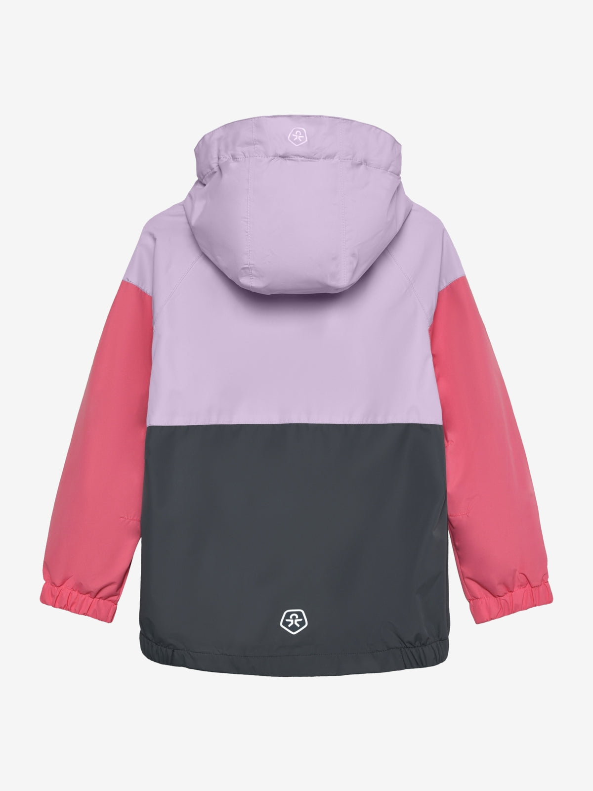 Rückseite Kinder Regenjacke rosa lila Color Kids im Bärechind Winterthur Zürich Schweiz