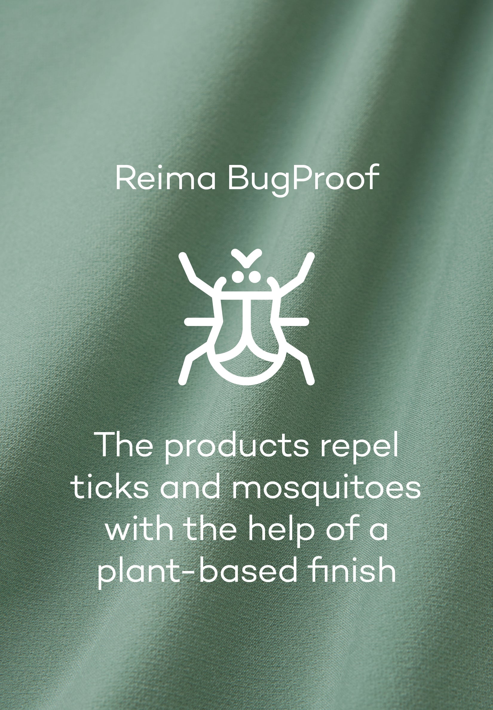 Detail der Reima BugProof Anti-Bite Technologie