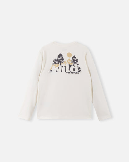 Reima BugProof Langarm T-Shirt Inista für Kinder – leichtes Outdoor Shirt mit Insektenschutz, erhältlich im Kinderladen Bärechind Winterthur Schweiz.