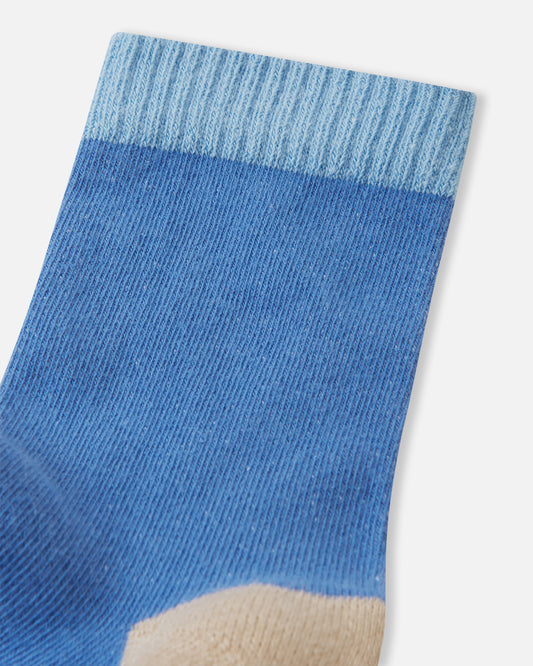 Reima BugProof Kindersocken in Blau – bequeme Crew Socken für Kinder