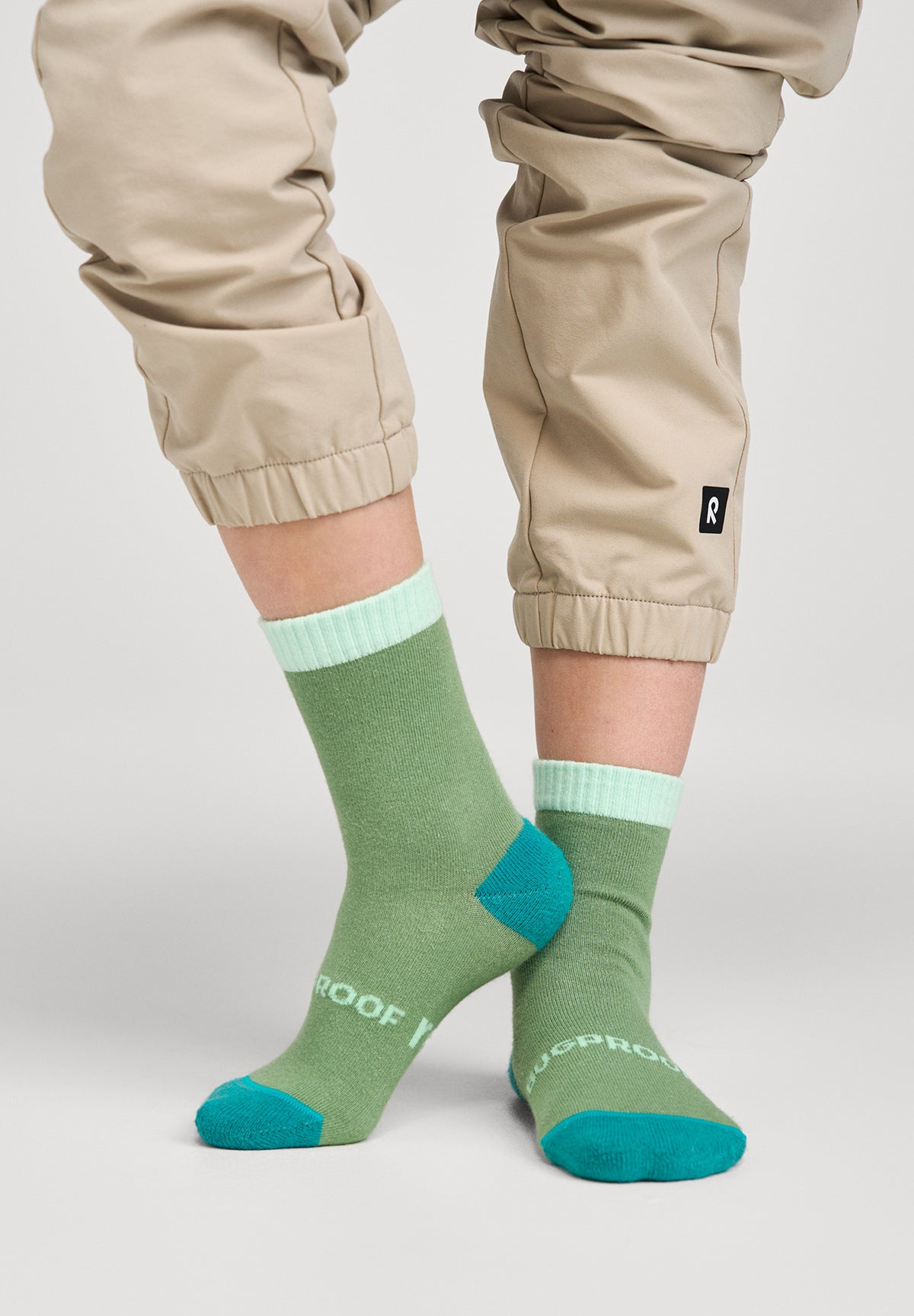 Reima BugProof Kindersocken in Grün – bequeme Kindersocken für Alltag und Draussen