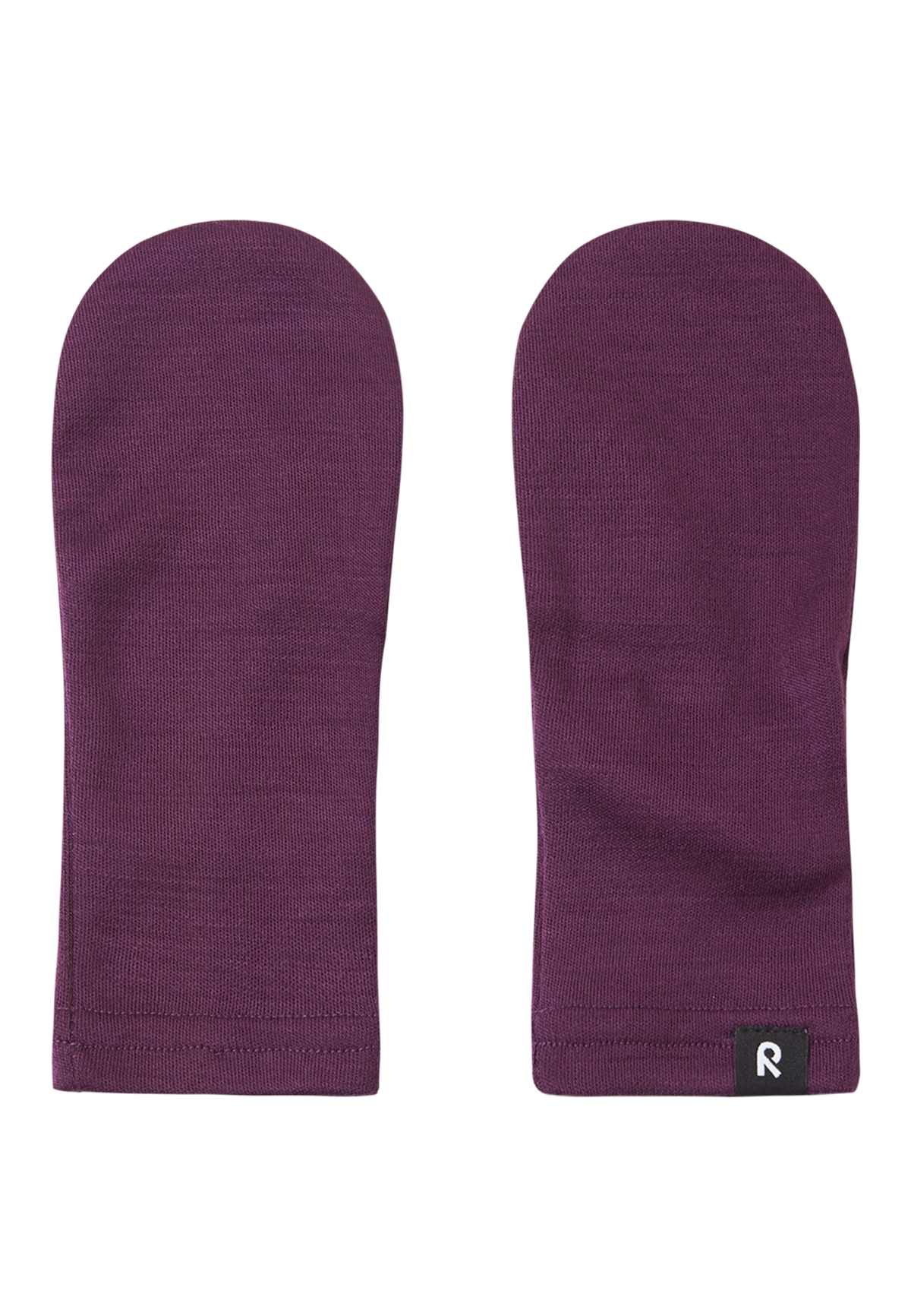 Detail Merinowolle Reima Eino Fäustlinge Deep Purple