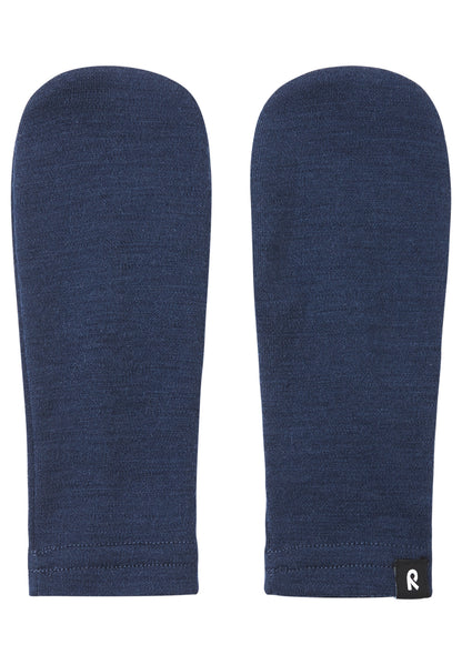 Rückseite Reima Eino Strickfäustlinge Navy