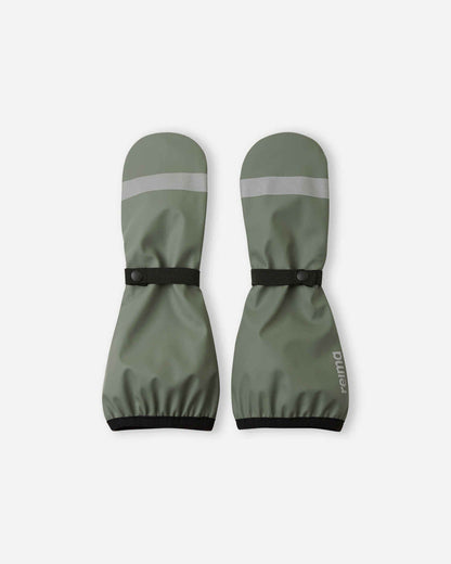 Reima Rain Mittens Puro Greyish green, Ansicht von vorne