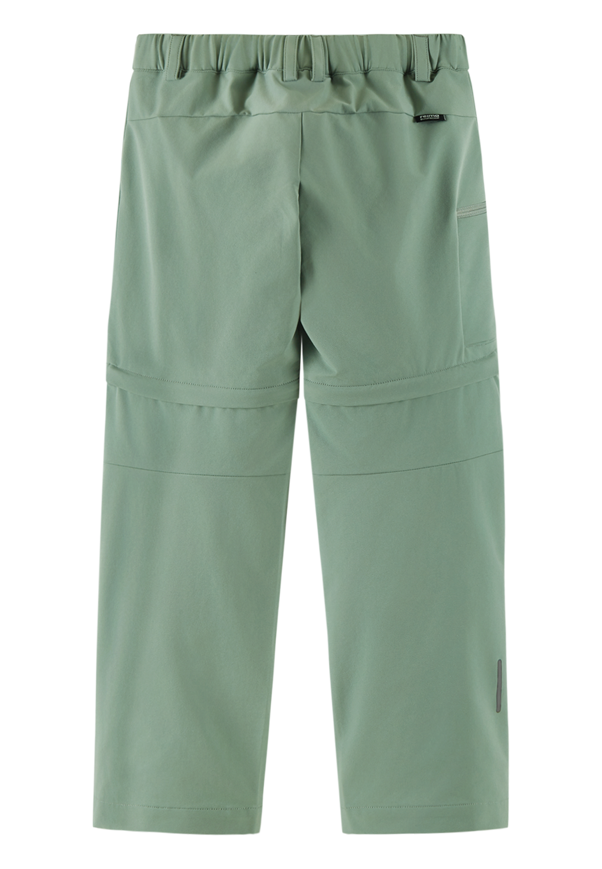 Kinder Outdoorhose Reima Surina in Stone Green – wandelbar zur Shorts