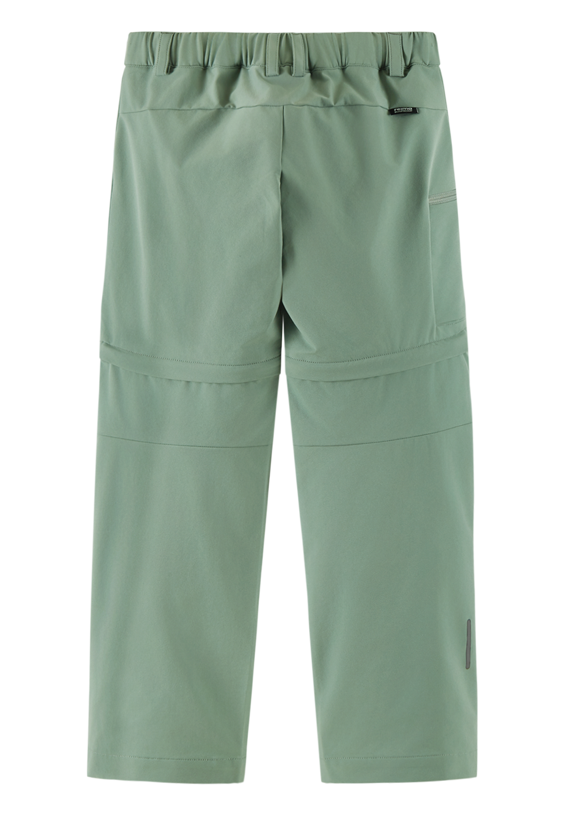 Kinder Outdoorhose Reima Surina in Stone Green – wandelbar zur Shorts