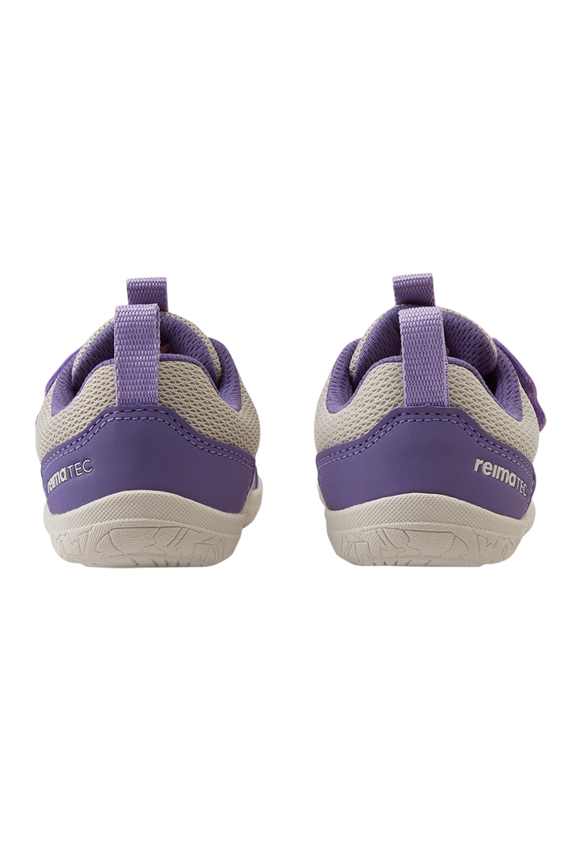 Rückansicht der ReimaTec Tepastelu Barfussschuhe Light Beige für Kinder mit flexiblem Fersenbereich