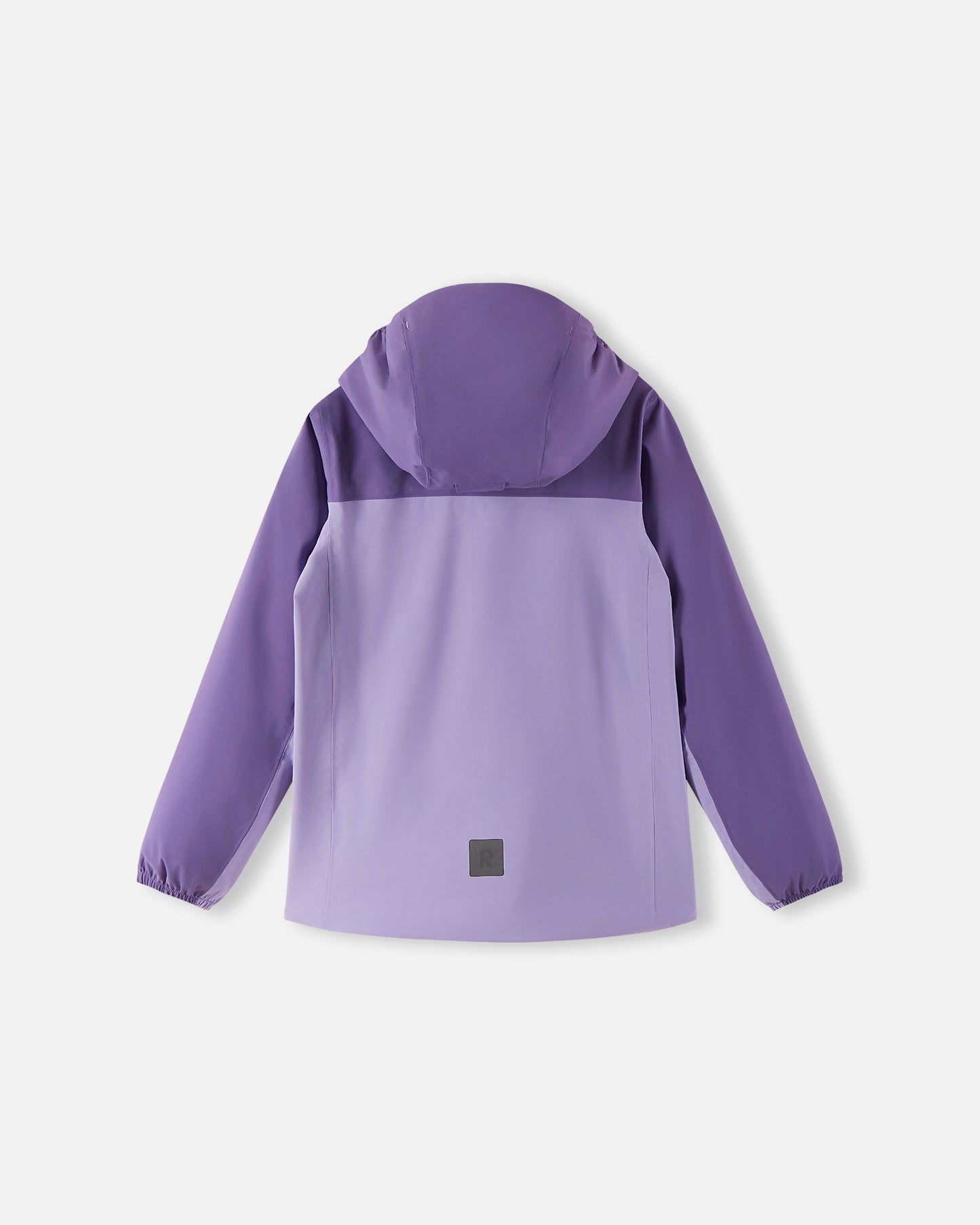 Rückansicht der ReimaTec Regenjacke Salmi in Blooming Lilac