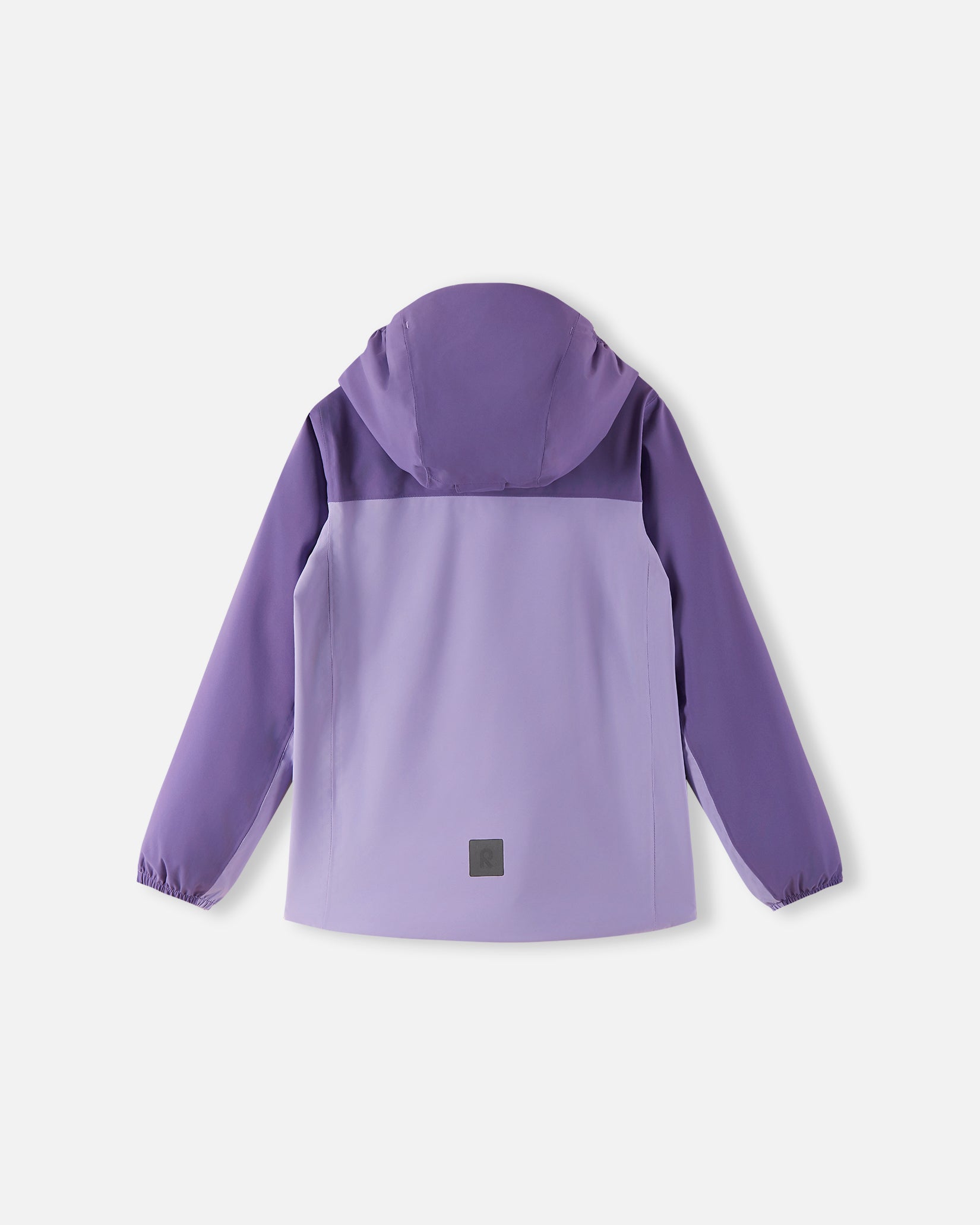Rückansicht der ReimaTec Regenjacke Salmi in Blooming Lilac