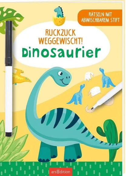 Buchcover Ruckzuck weggewischt! Dinosaurier von arsEdition