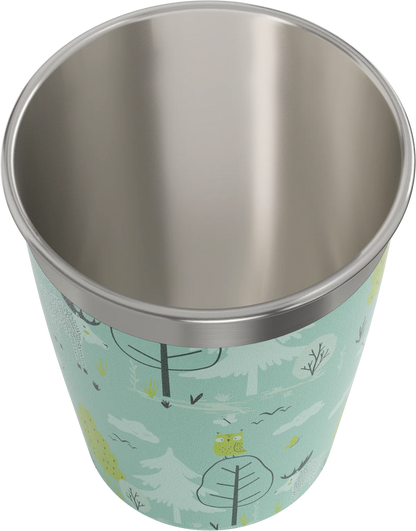 Innenansicht des SIGG Edelstahl Kinderbechers 0.35L Wildlife aus hochwertigem Edelstahl. Erhältlich im Bärechind Winterthur, Zürich, Schweiz.