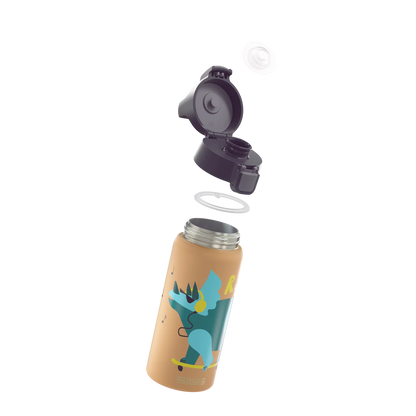 Detailansicht der Sigg Edelstahl Trinkflasche mit ONE Top Verschluss im Bärechind Winterthur Zürich Schweiz