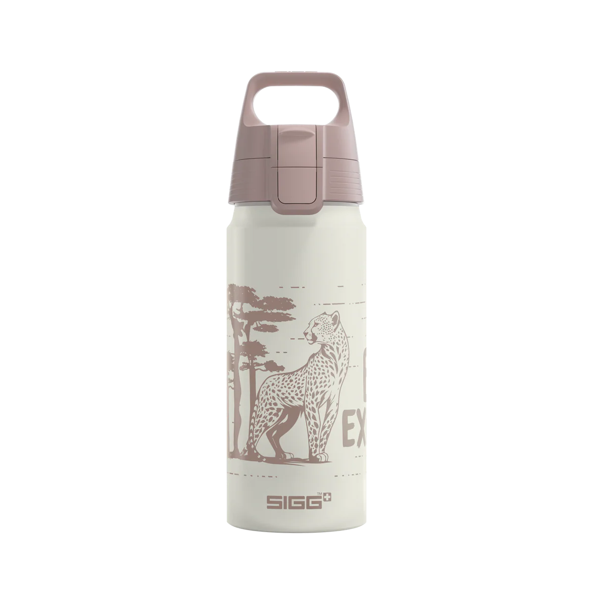 SIGG Aluminium Trinkflasche 0.6L mit Safari Motiv für Kinder. Erhältlich im Bärechind Winterthur, Zürich, Schweiz.
