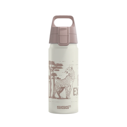 SIGG Aluminium Trinkflasche 0.6L mit Safari Motiv für Kinder. Erhältlich im Bärechind Winterthur, Zürich, Schweiz.