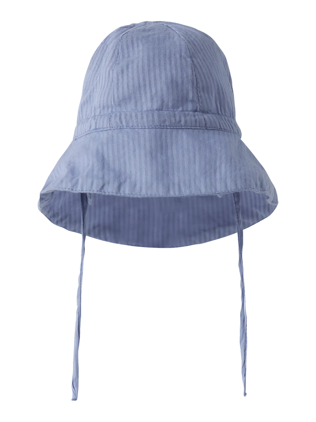 Blauer Sonnenhut aus Baumwolle mit Bindeband zu kaufen im Bärechind Winterthur Zürich Schweiz.