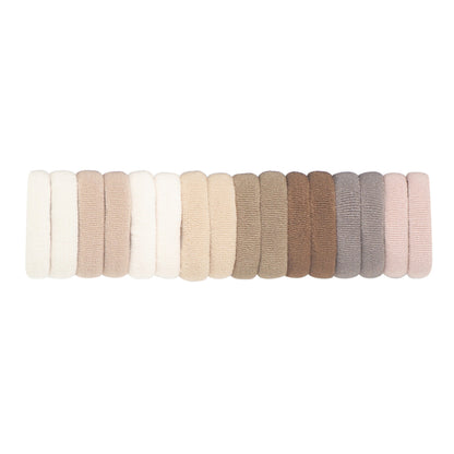Set Toweling Mini-Scrunchies im 16er-Pack, weiche Haargummis aus Frottee, Mimi & Lula, erhältlich im Bärechind Winterthur, Zürich Schweiz.
