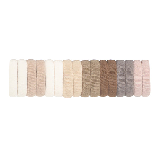 Set Toweling Mini-Scrunchies im 16er-Pack, weiche Haargummis aus Frottee, Mimi & Lula, erhältlich im Bärechind Winterthur, Zürich Schweiz.