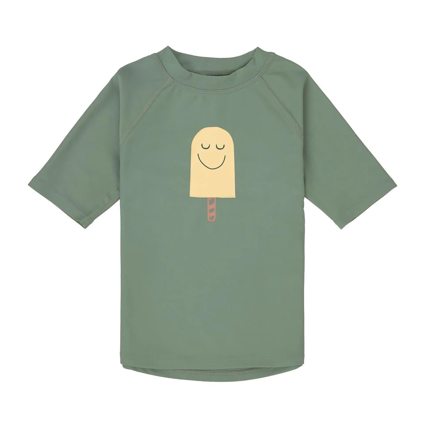 Grünes Kinder UV Shirt kurzarm mit Popsicle Motiv von Lässig bei Bärechind Winterthur Zürich Schweiz