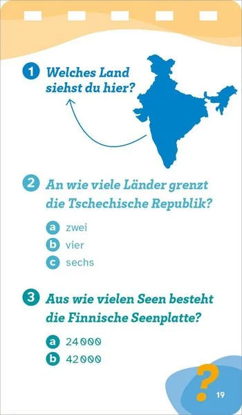 Beispielseite aus dem WAS IST WAS Quiz Länder der Welt