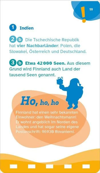 Beispielseite aus dem WAS IST WAS Quiz Länder der Welt