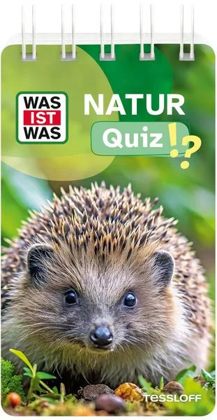 WAS IST WAS Quiz Natur, Quizblock mit Spiralbindung von Tessloff