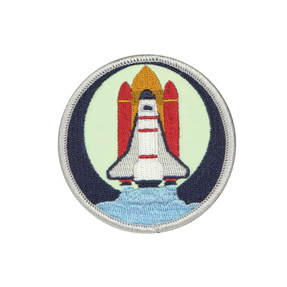 Detailansicht Weltall Patch von Lässig bei Bärechind in Winterthur, Zürich, Schweiz.