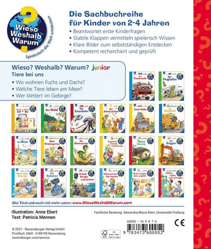 Einblick in das Buch Wieso? Weshalb? Warum? junior, Band 33 - Tiere bei uns von Patricia Mennen