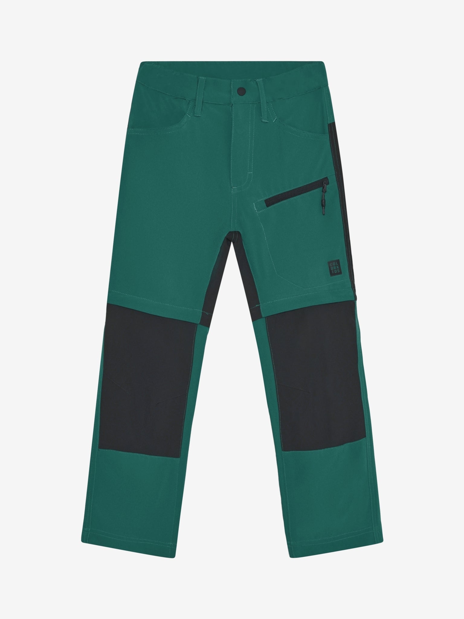 Grüne Zip Off Outdoorhose aus Stretchmaterial von Color Kids im Kinderladen Bärechind Winterthur Zürich Schweiz kaufen
