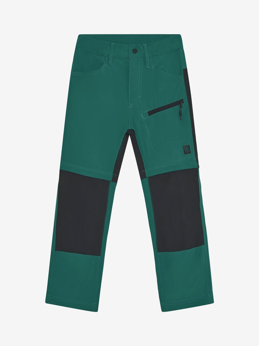 Grüne Zip Off Outdoorhose aus Stretchmaterial von Color Kids im Kinderladen Bärechind Winterthur Zürich Schweiz kaufen